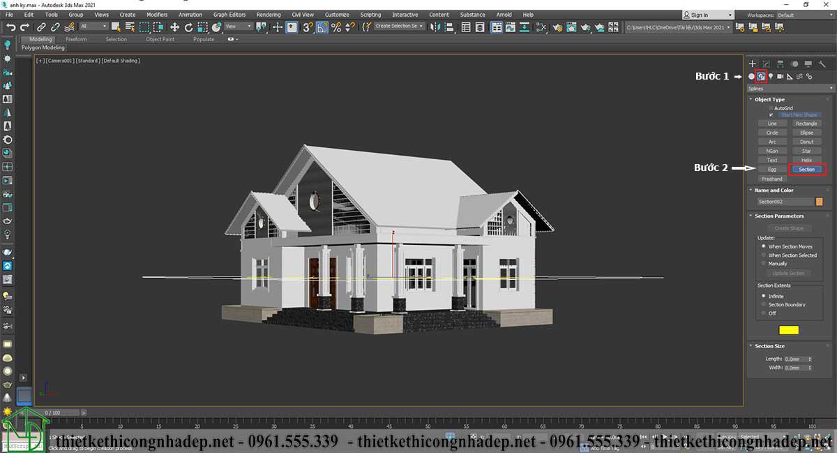 Thiết kế nội thất bằng 3D Max