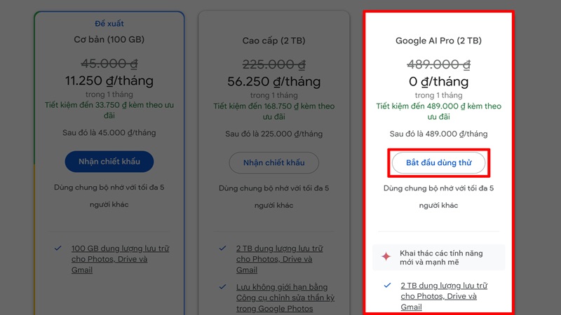 Veo 3 trên trình duyệt Chrome máy tính