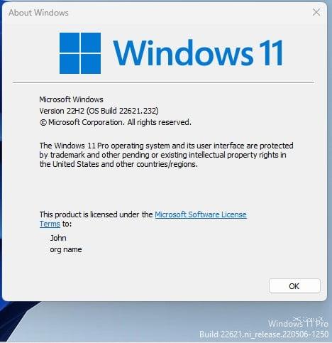 Giao diện Windows 10 Pro