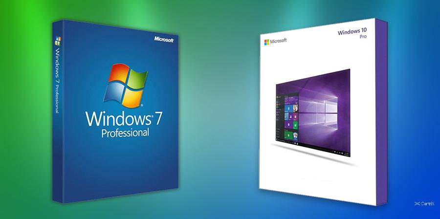 Biểu đồ hiệu suất Windows 7 vs Windows 10