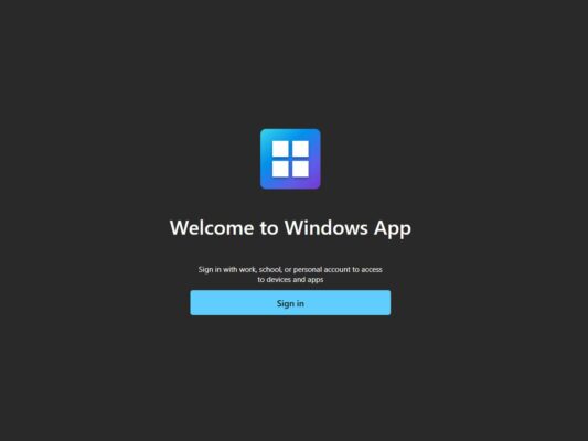 windows app